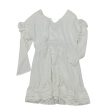 WHITE DRESS CASUAL SHORT by CLOTHES MENTOR Size:XL For Cheap