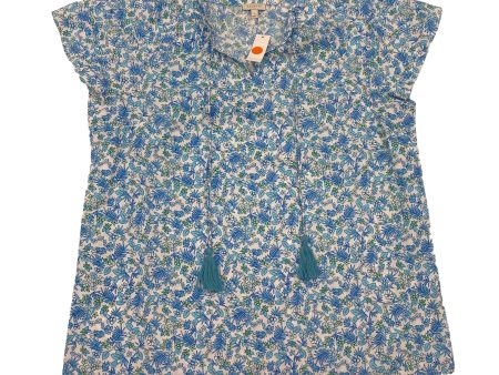 BLUE TALBOTS TOP SS, Size L For Sale