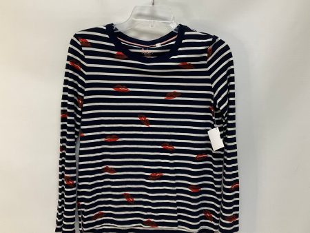 Blue & White Top Long Sleeve Boden, Size Xs on Sale