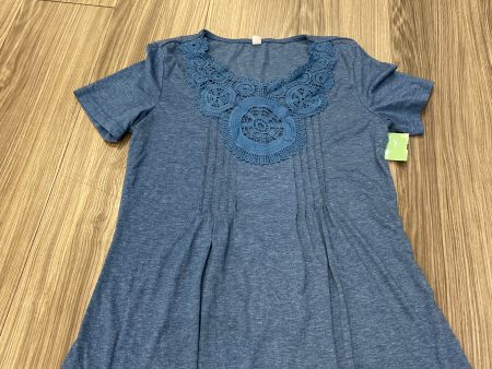 Blue Top Short Sleeve Clothes Mentor, Size S Online