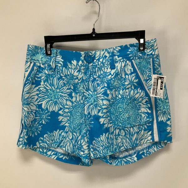 Blue & White Shorts Lilly Pulitzer, Size 2 Online now