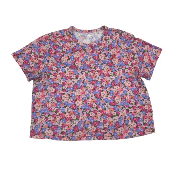 FLORAL PRINT TOP SS by OLD NAVY Size:L Supply