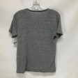 Grey Top Short Sleeve Chaser, Size S Fashion