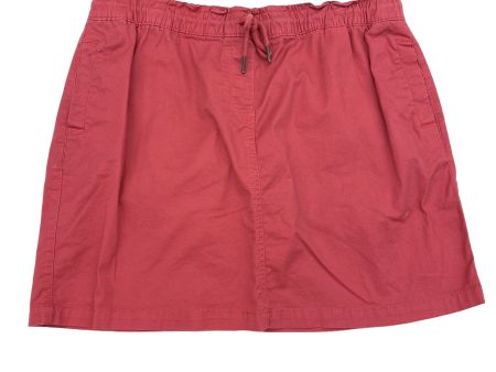 RED SKIRT MINI & SHORT by CROFT AND BARROW Size:XL Online