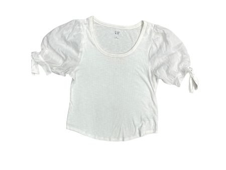 White Top Short Sleeve Gap, Size M Online Sale