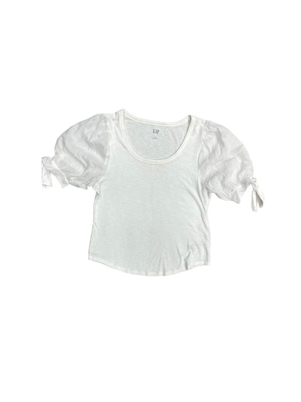 White Top Short Sleeve Gap, Size M Online Sale