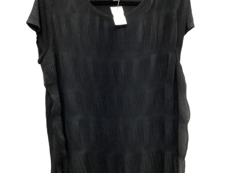 Black Top Short Sleeve Vera Wang, Size L Sale