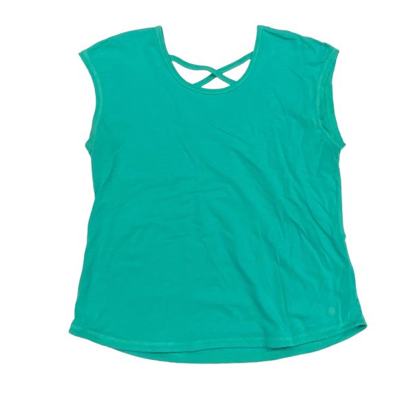 GREEN TOP SS by TALBOTS Size:PETITE L Hot on Sale