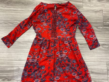 Red Dress Casual Short Lucky Brand, Size M Fashion