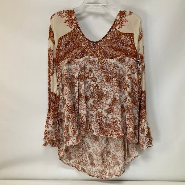 Multi-colored Top Long Sleeve Free People, Size L Online Hot Sale