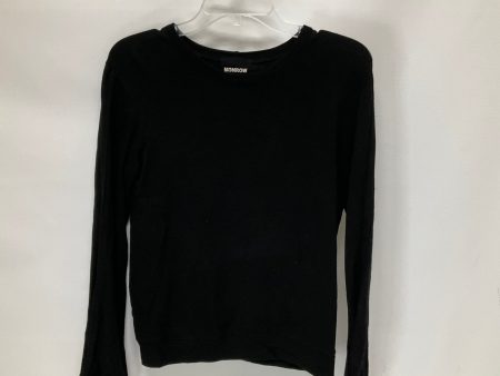 Black Athletic Top Long Sleeve Crewneck Cma, Size S Discount