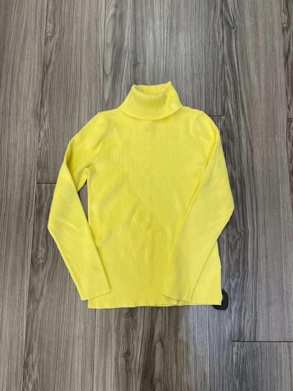 Yellow Sweater Lauren By Ralph Lauren, Size L Hot on Sale