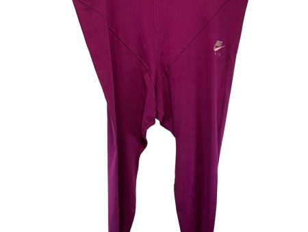 Pink Athletic Capris Nike Apparel, Size 3x Sale