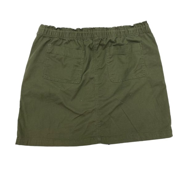 GREEN SKIRT MINI & SHORT by CROFT AND BARROW Size:XL Cheap