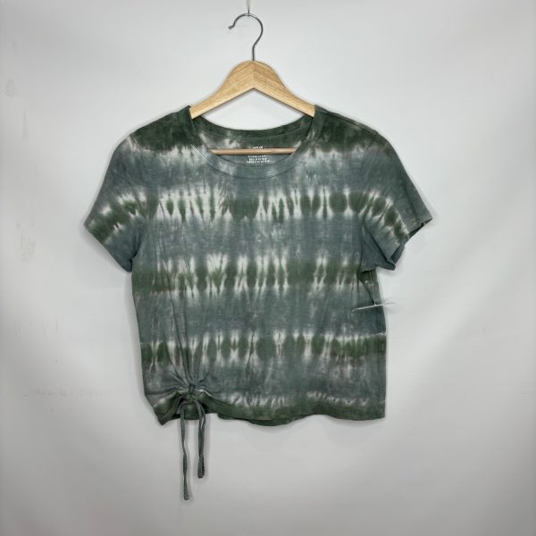 Tie Dye Print Top Short Sleeve Aerie, Size S Sale