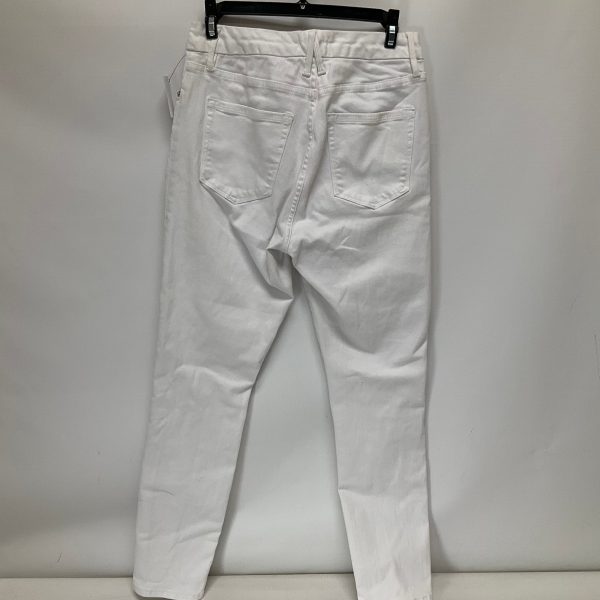 White Denim Jeans Skinny Good American, Size 8 For Cheap