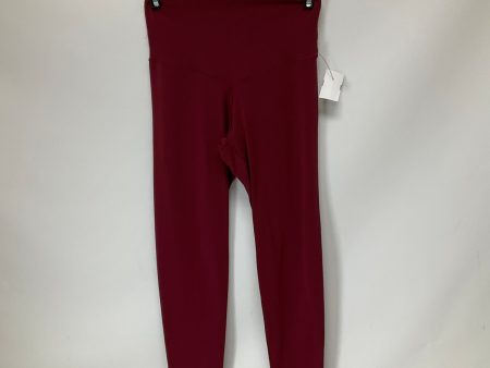 Red Athletic Leggings Aerie, Size M Online now