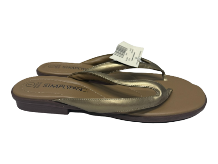 Sandals Flip Flops By simply basic  Size: 7 Hot on Sale