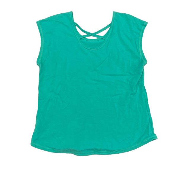 GREEN TOP SS by TALBOTS Size:PETITE L Hot on Sale