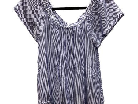 Blue Top Short Sleeve Cupio, Size M Online Sale