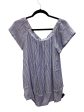 Blue Top Short Sleeve Cupio, Size M Online Sale