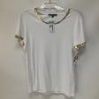 White Top Short Sleeve Elliott Lauren, Size L Fashion