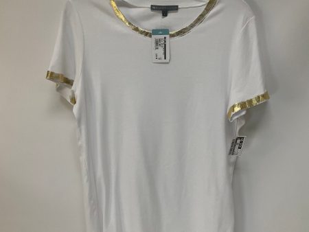 White Top Short Sleeve Elliott Lauren, Size L Fashion