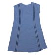 BLUE DRESS CASUAL MIDI by PURE JILL Size:M Online now