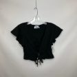 Black Top Short Sleeve Cmc, Size 6 Hot on Sale