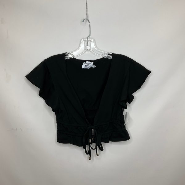 Black Top Short Sleeve Cmc, Size 6 Hot on Sale