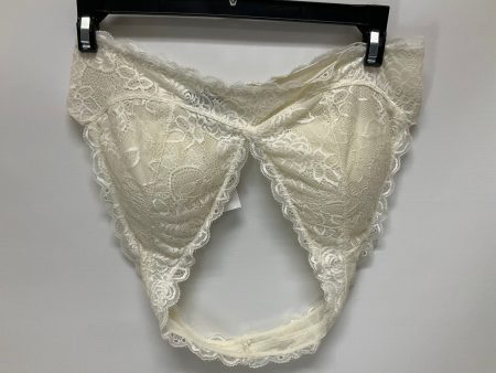 Ivory Bralette Free Press, Size L Hot on Sale