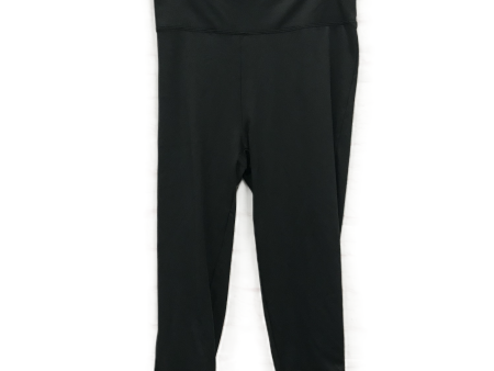 Black Athletic Capris By Balance Collection, Size: 2x Sale