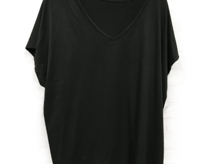 Black Top Short Sleeve By Shein, Size: 3x For Sale