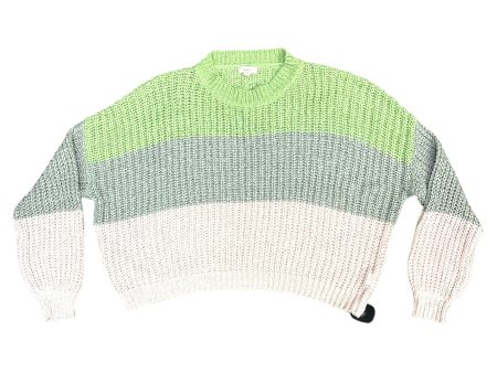 Green & Grey Sweater Debut, Size M For Cheap