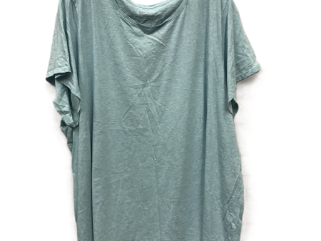 Blue Top Short Sleeve By J. Jill, Size: 4x Sale