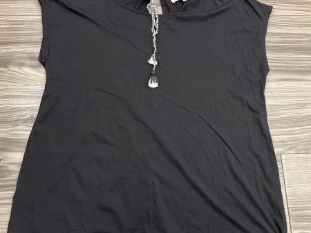 Black Top Short Sleeve Loft, Size L Online Sale