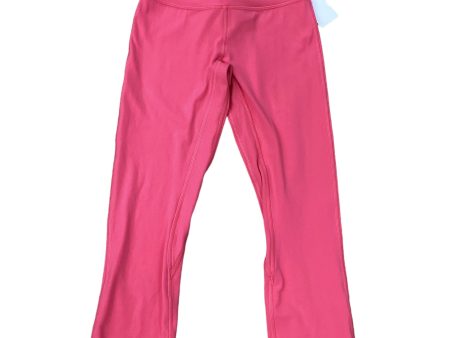 Pink Athletic Capris Lululemon, Size 2 Sale