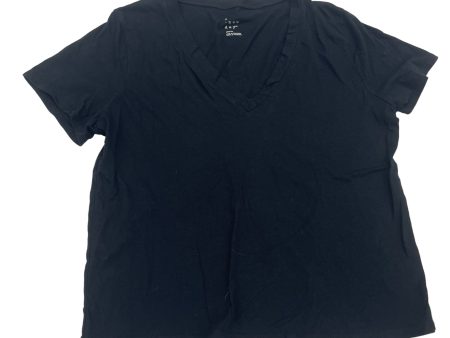 BLACK TOP SS BASIC by A NEW DAY Size:M Hot on Sale