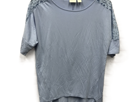 Blue Top Short Sleeve By Chicos, Size: S For Discount