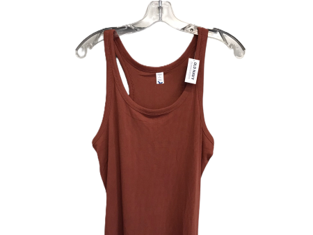 Brown Tank Top By Old Navy, Size: L Hot on Sale