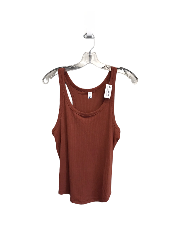 Brown Tank Top By Old Navy, Size: L Hot on Sale